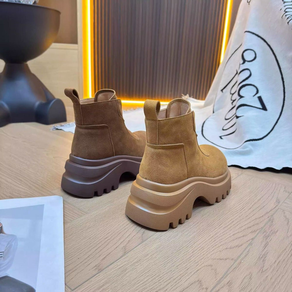 Damen Ankle Boots mit rutschfester Sohle und modischem Design EB