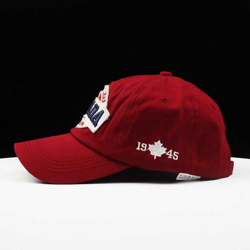 Baseballkappe für Herren im Vintage-Stil mit Stickerei
