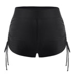 Sportliche Damen-Badeshorts mit praktischer Raffung