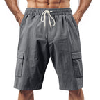 Herren Cargo-Shorts mit praktischen Seitentaschen und verstellbarem Kordelzug EB