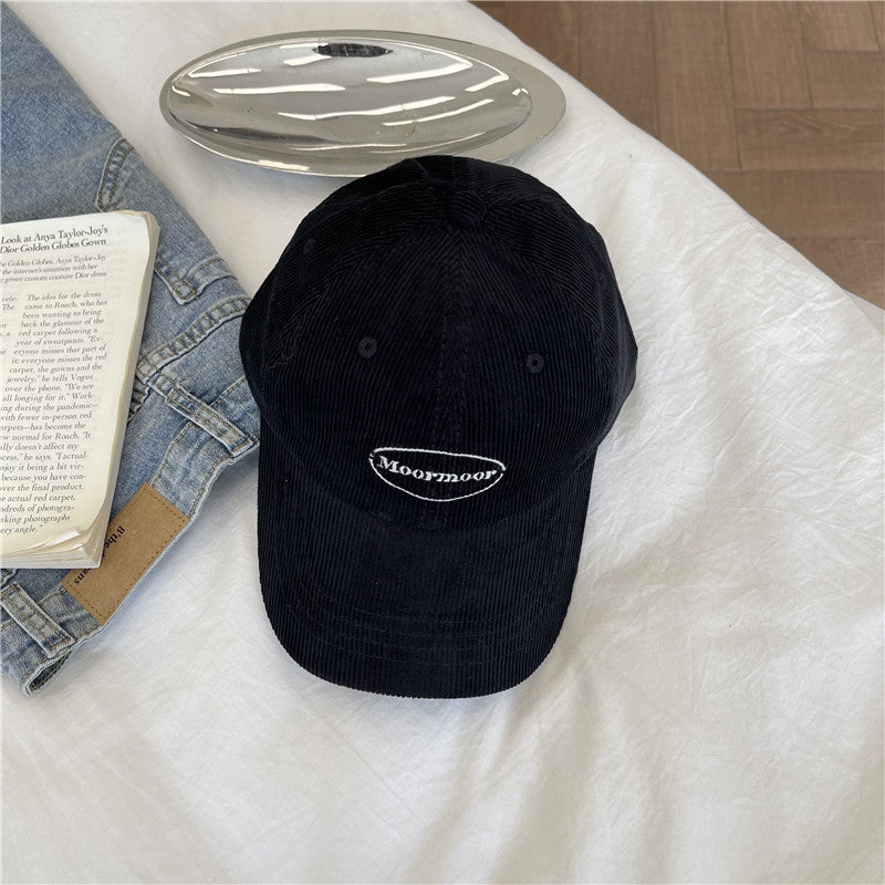 Lässige Damen-Baseballkappe aus Cord
