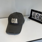 Herren-Baseballcap mit Distressed-Optik und Motivations-Stickerei