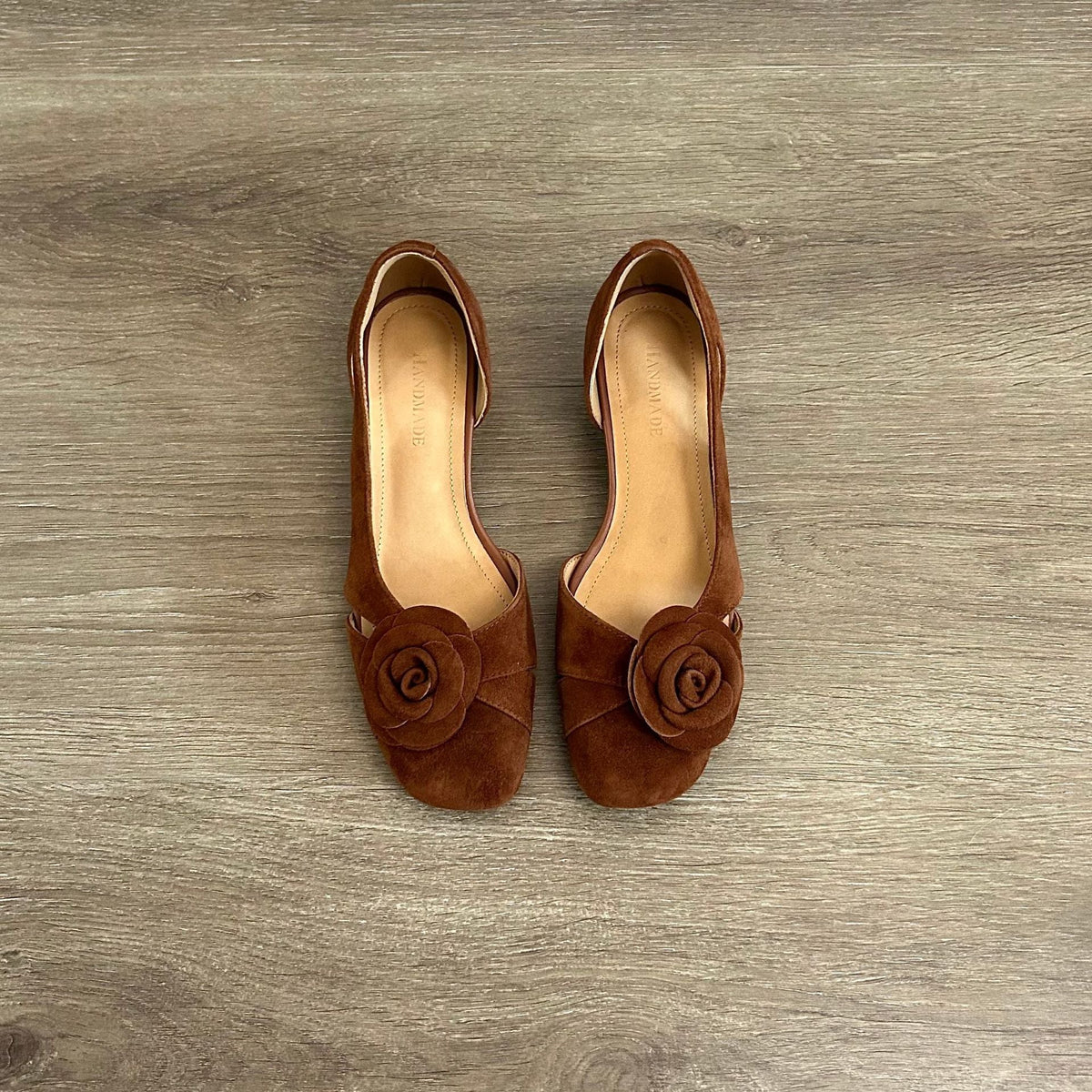 Damen Ballerina-Schuhe mit eleganter Blumendekoration und geschmackvollem Design EB