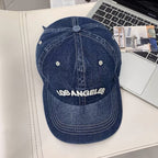 Denim Baseball Cap mit Stickerei