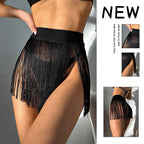 Damen Fransen Minirock EB