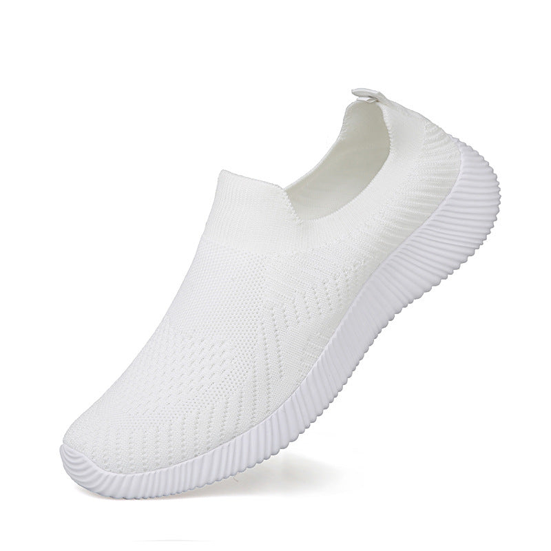 Unisex nan ultraleichter Schlupfschuh aus Feinstrick mit anatomischem Komfortfußbett und gerippter Flexlaufsohle EB