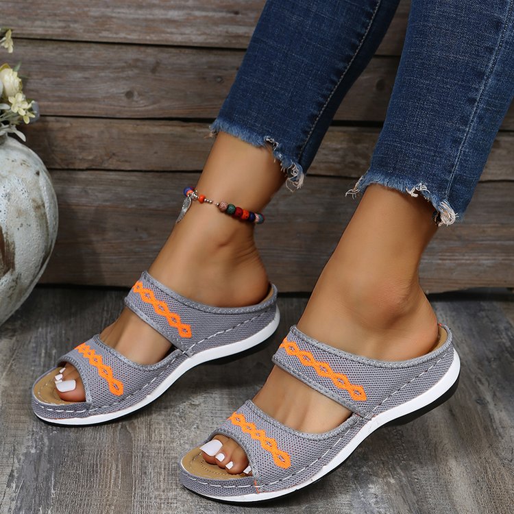 Damen Bequeme Clogs mit verstellbarem Riemendesign und anatomischem Fußbett EB