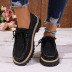 Damen bequeme Clogs mit modischem Schnür-Design EB