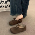Damen Bequeme Clogs mit Satinband EB