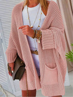 Damen Grober Strick-Cardigan EB