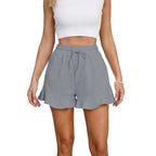 Damen Verspielte Rüschen-Sommer-Shorts EB