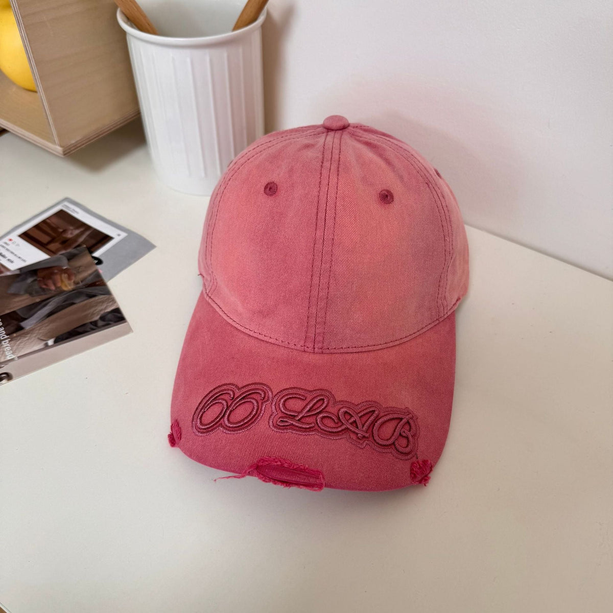 Lässige Distressed Baseballkappe für Herren
