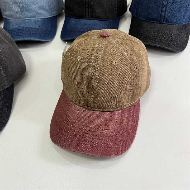 Verstellbare Herrenkappe in Denim-Optik