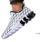 Damen Sportliche Laufschuhe mit atmungsaktivem Mesh-Obermaterial und stoßdämpfender Sohle EB