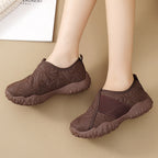 Damen Bequeme Outdoor-Slipper mit strukturiertem Obermaterial und rutschfester Sohle EB