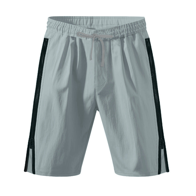 Leichte Trainingsshorts für Herren mit elastischem Kordelzugbund