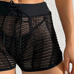 Damen-Mesh-Badeshorts