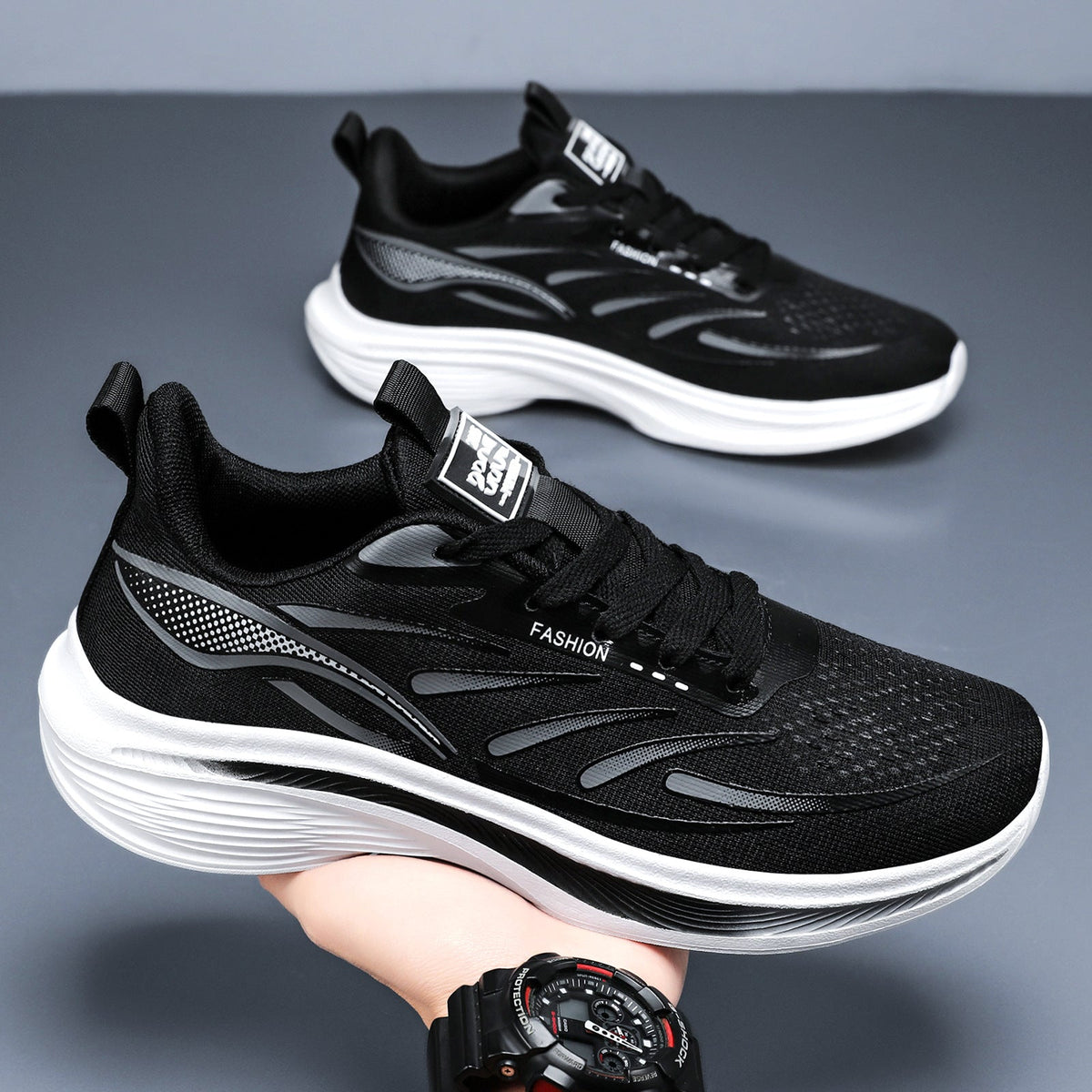 Damen Sportliche Laufschuhe mit atmungsaktiver Mesh-Oberfläche EB