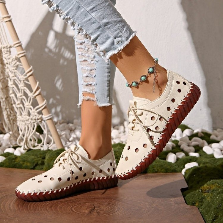 Damen Atmungsaktive Freizeitschuhe mit perforierten Löchern EB
