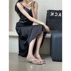 Damen edle Zehentrenner-Sandalen mit modischem Design EB