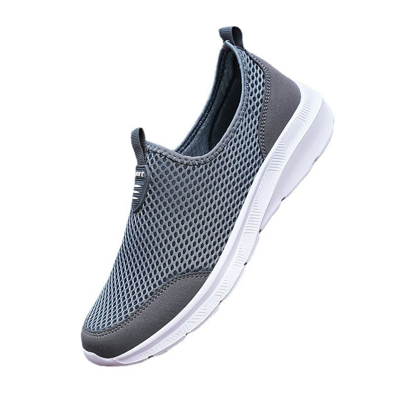 Unisex nan ultraleichter Netz-Slipper mit viskoelastischem Fußbett und flexibler rutschfester Laufsohle EB