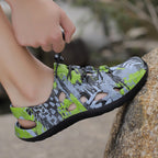 Damen Bequeme und rutschfeste Outdoor-Sandalen mit elastischem Schnürsystem EB