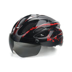 Fahrradhelm mit integriertem Visier