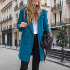 Damen Eleganter Boucle-Trenchcoat EB