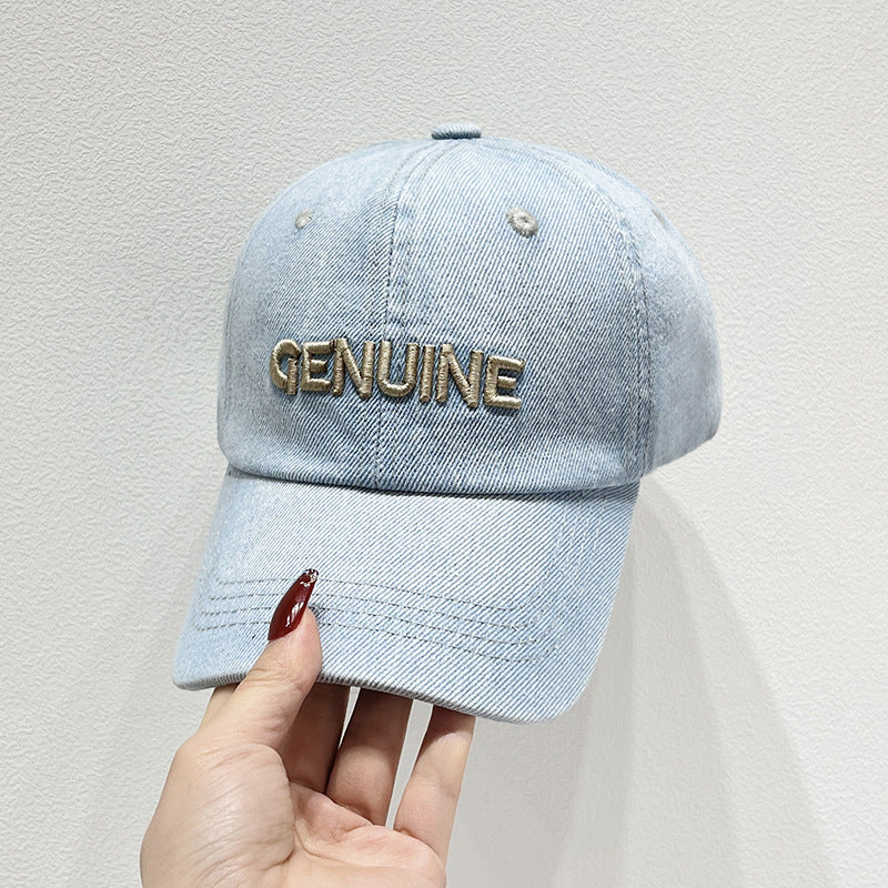 Herren-Denim-Baseballkappe
