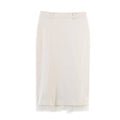 Damen Bleistiftrock mit feiner Spitze und elegantem Bund EB