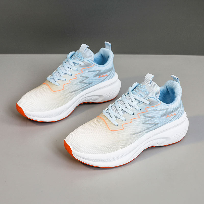 Damen Hochkomfortable Fitness-Laufschuhe mit atmungsaktiver Mesheinsatz EB