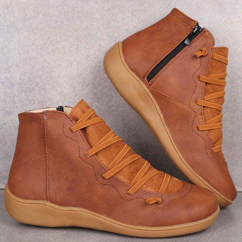 Damen Bequeme und modische Stiefeletten EB