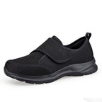 Damen Bequeme Slip-On Freizeitschuhe mit verstellbarem Klettverschluss EB