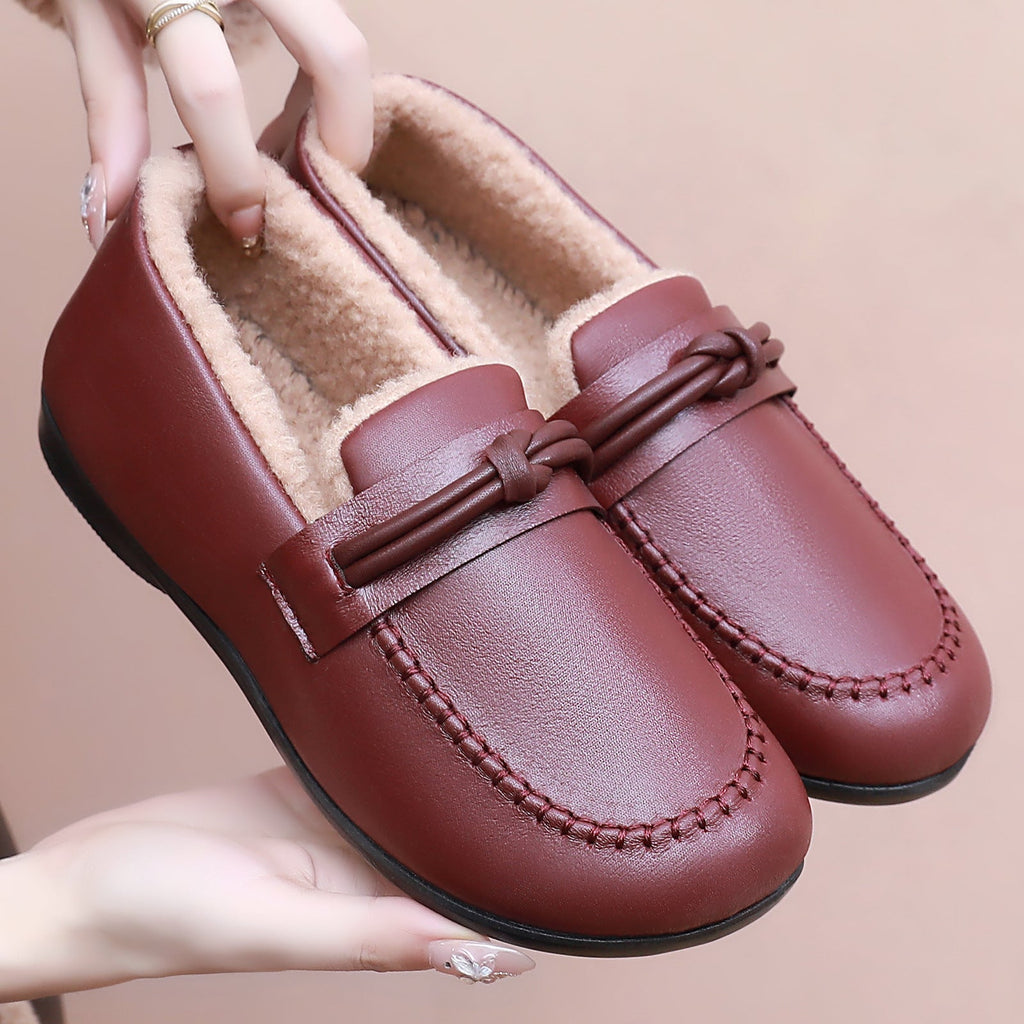 Damen Bequeme Mokassins EB