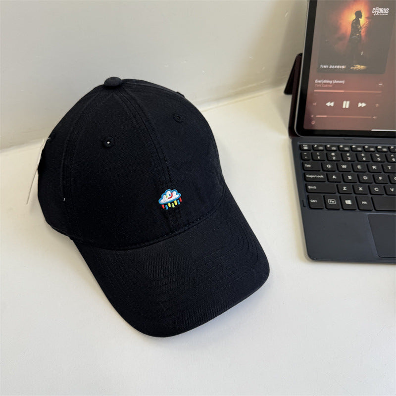 Damen Dad Hat aus Baumwolle mit Stickerei