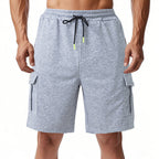 Herren funktionale Sportshorts mit praktischen Seitentaschen und elastischem Bund EB