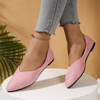 Damen Elegante Ballerinas mit flexiblem Fußbett und spitz zulaufendem Design EB
