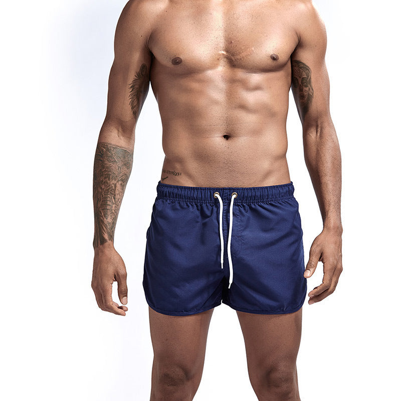 Herren Badeshorts mit schnell trocknendem Material und elastischem Bund EB