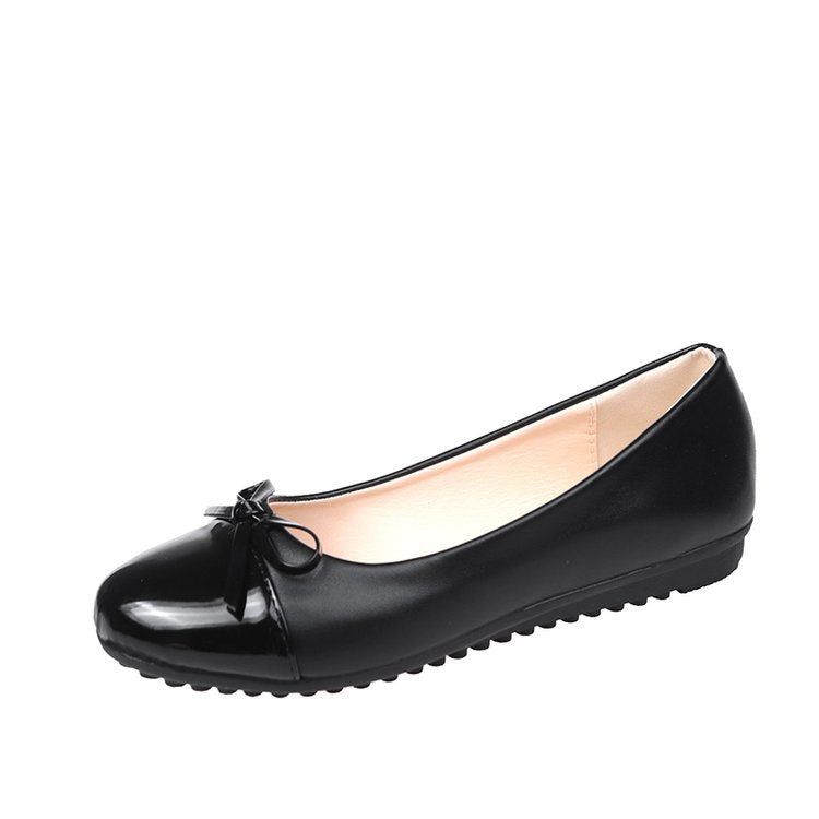 Damen elegante Ballerinas mit modischer Schleifenapplikation EB
