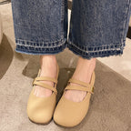 Damen Ballerinas mit verstellbarem Riemen und Komfortsohle EB