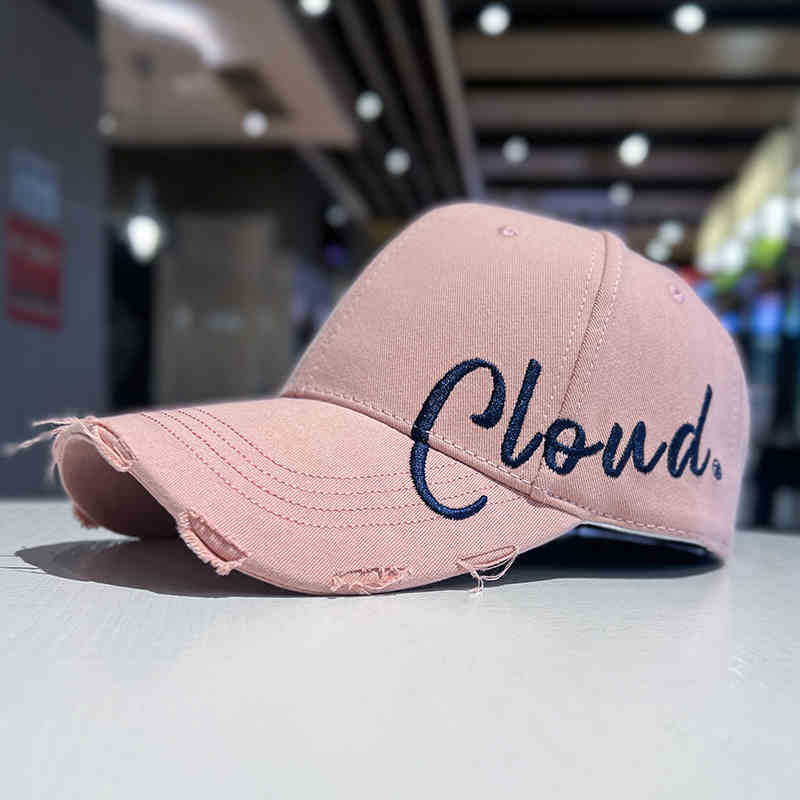 Women's Distressed Casual Cotton Baseball Cap