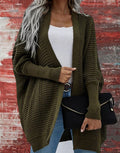 Damen Grobstrick Cardigan im lässigen Design mit weitem Schnitt und feiner Struktur EB