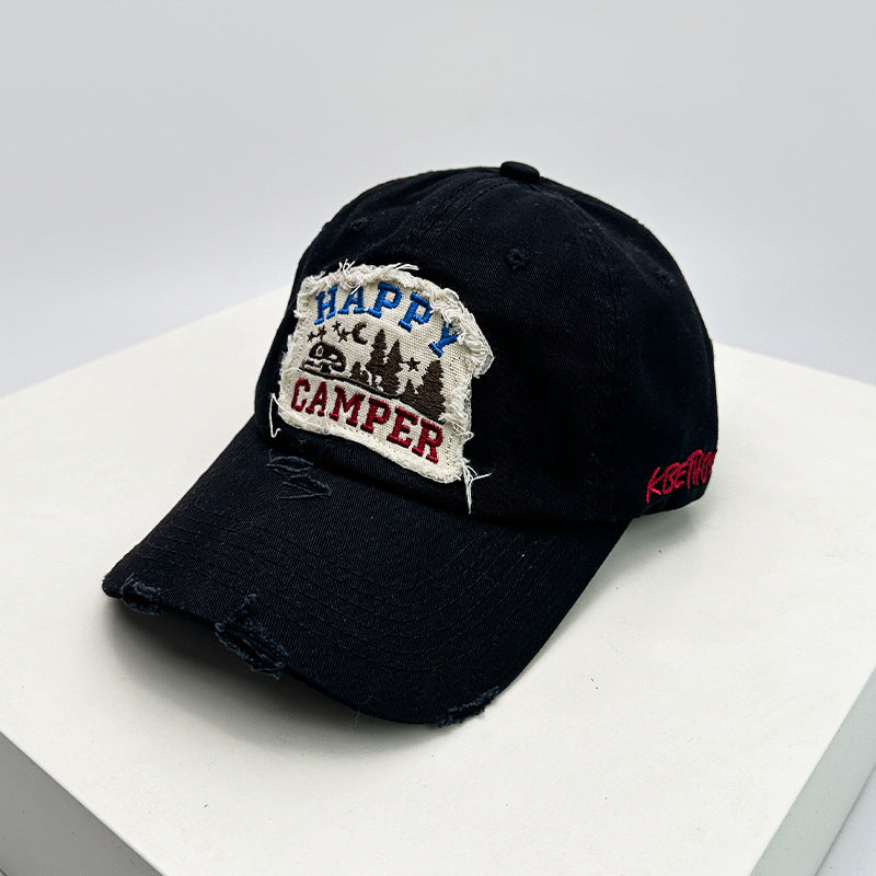Distressed Camping-Cap für Herren