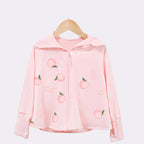 Damen Atmungsaktive Sportjacke mit UV-Schutz und Kapuze EB