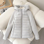 Damen Isolierte Steppjacke mit Kapuze und sportlichem Schnitt EB