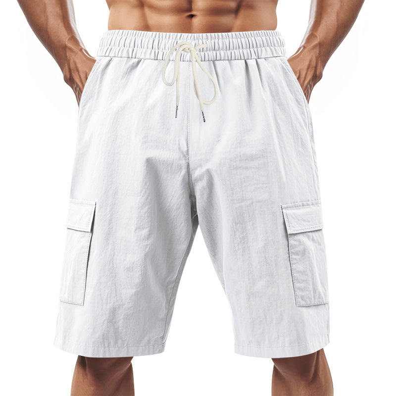 Herren Cargo-Shorts mit praktischen Seitentaschen und verstellbarem Kordelzug EB