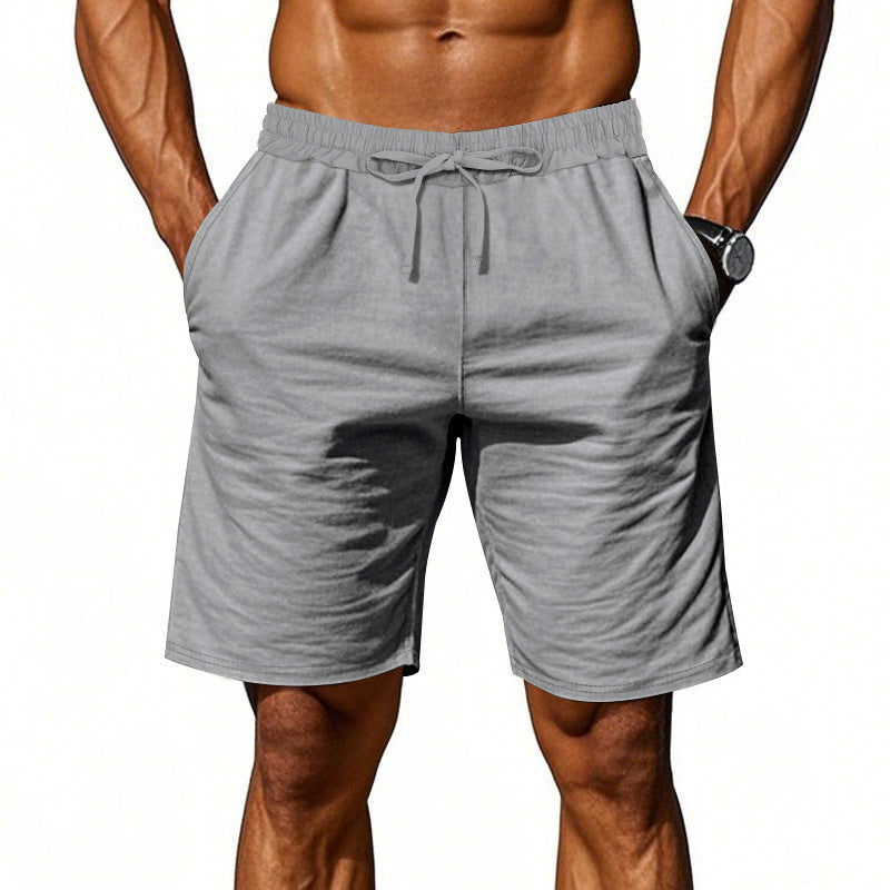 Freizeitshorts für Herren aus Baumwollmischgewebe mit elastischem Bund