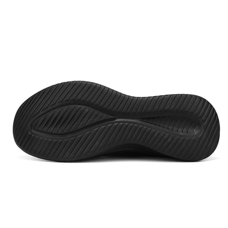 Damen Bequeme Slip-On Laufschuhe mit weich gefüttertem Kragen EB