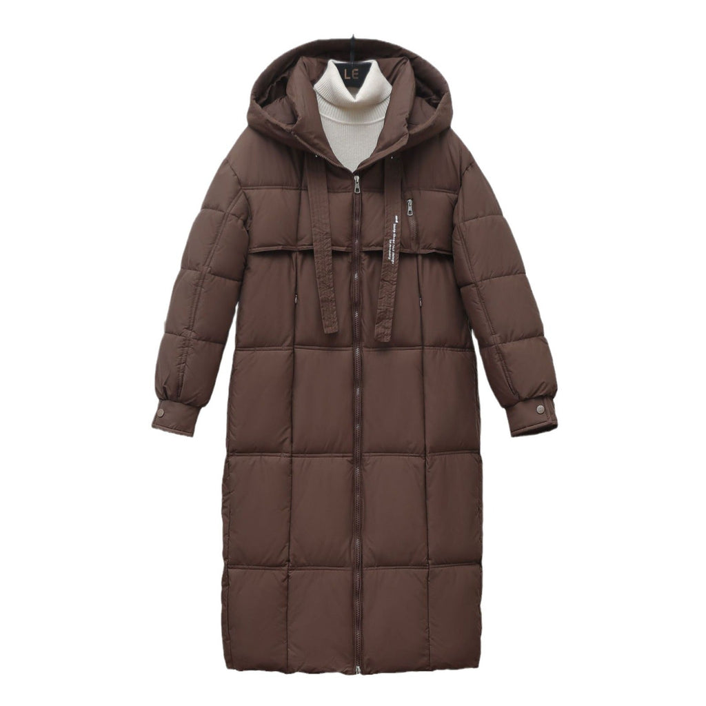 Damen Lange Daunenjacke EB