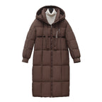 Damen Lange Daunenjacke EB